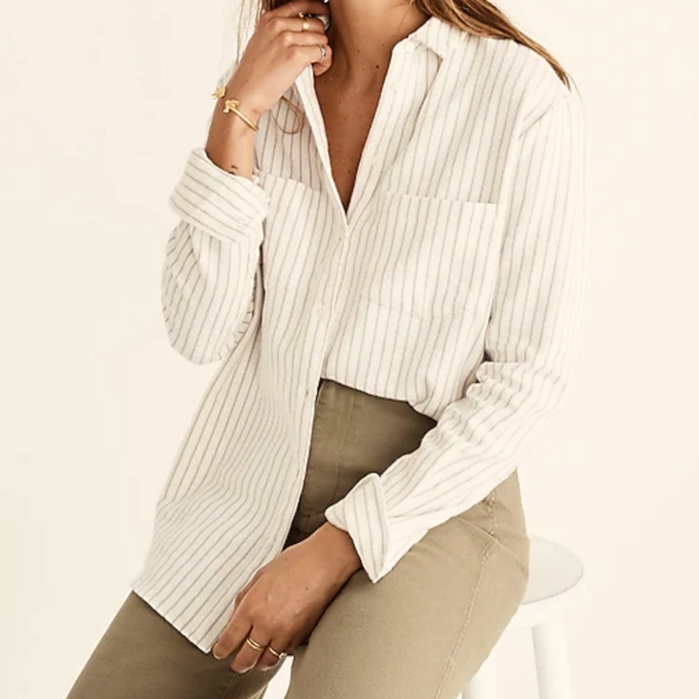 Flannel Sunday Shirt in Stripe M